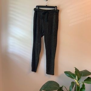 Beulah | Black and Gold Joggers